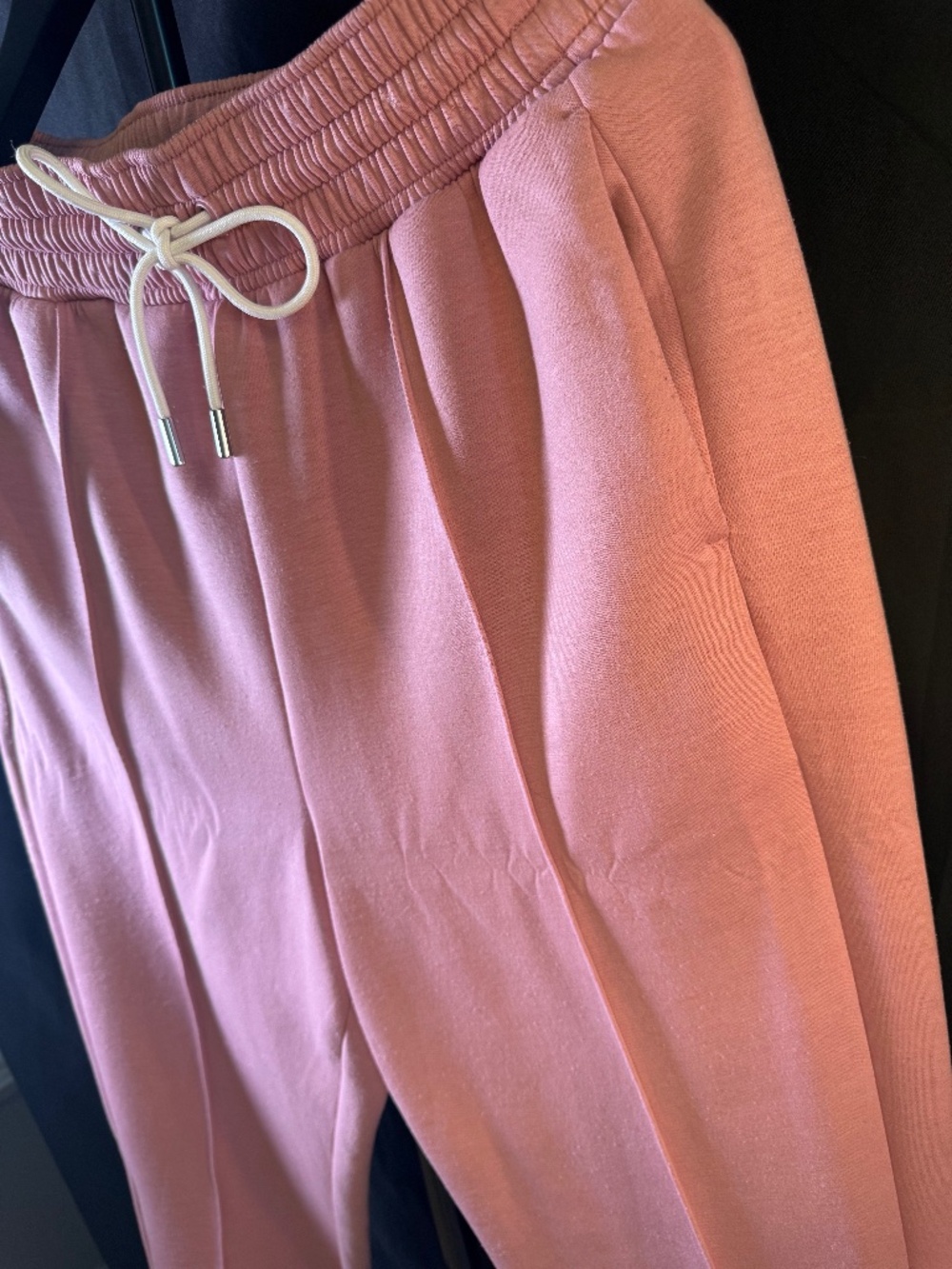 Boutique Bright Blush Pink Joggers (M)